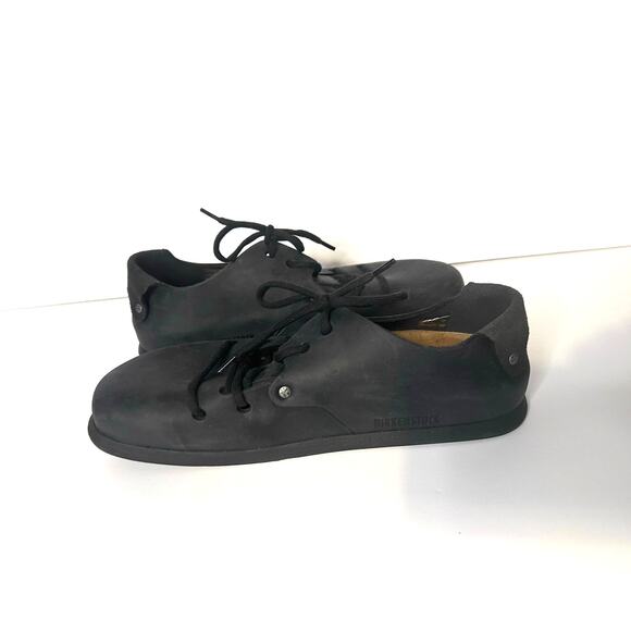 BIRKENSTOCK Montana Oiled Leather Black 40 L9 M7 Lace Up Shoes Comfort - Picture 4 of 10
